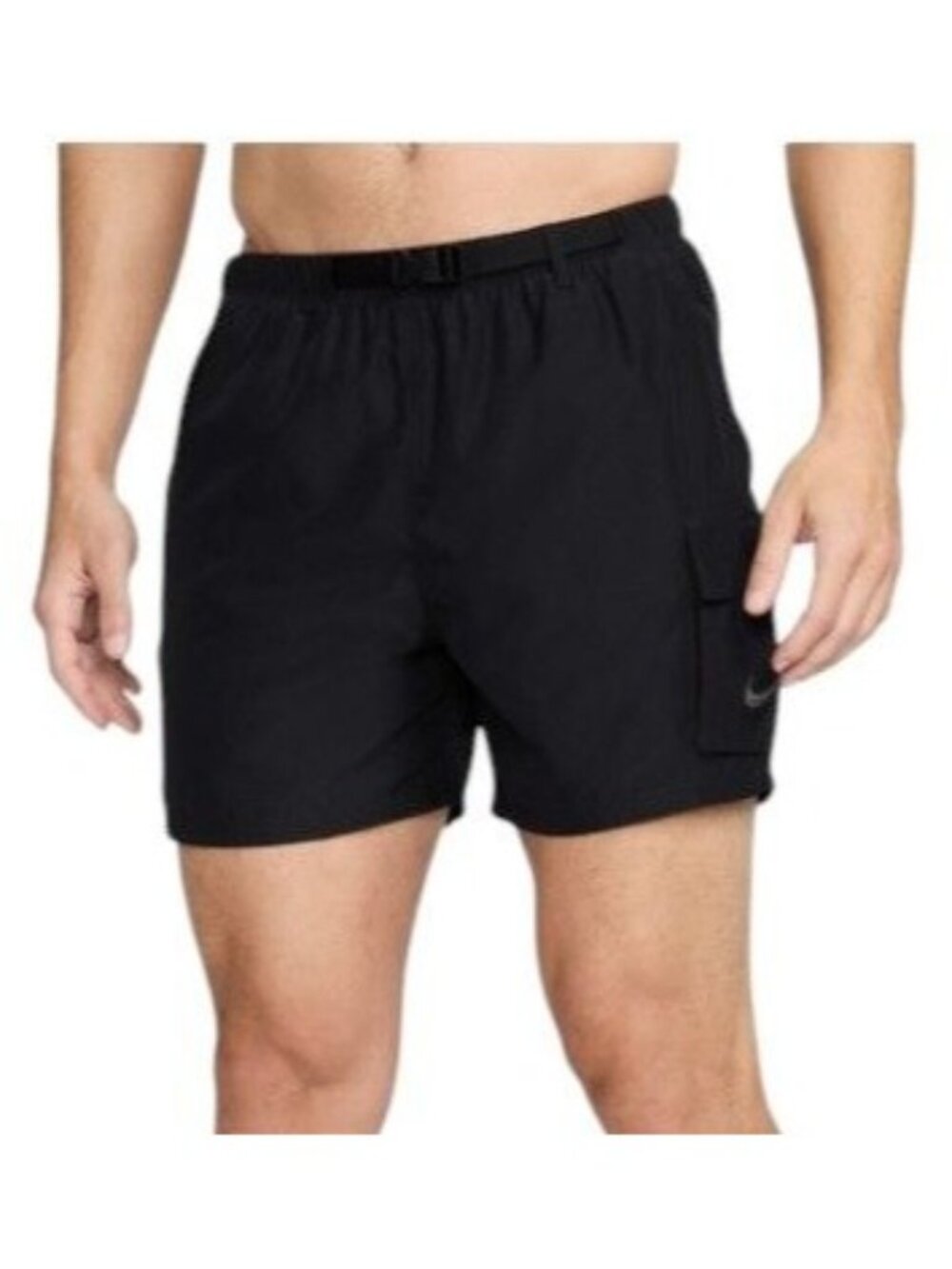 Nike Swim Logo 5" Shorts‎ Trunks Bathing Suit NESSE469-001 Men's L NEW with Tags
